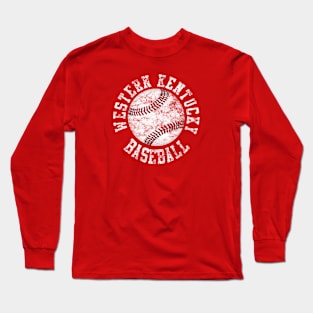 Vintage Western Kentucky Baseball Long Sleeve T-Shirt